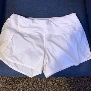 White Lululemon Shorts